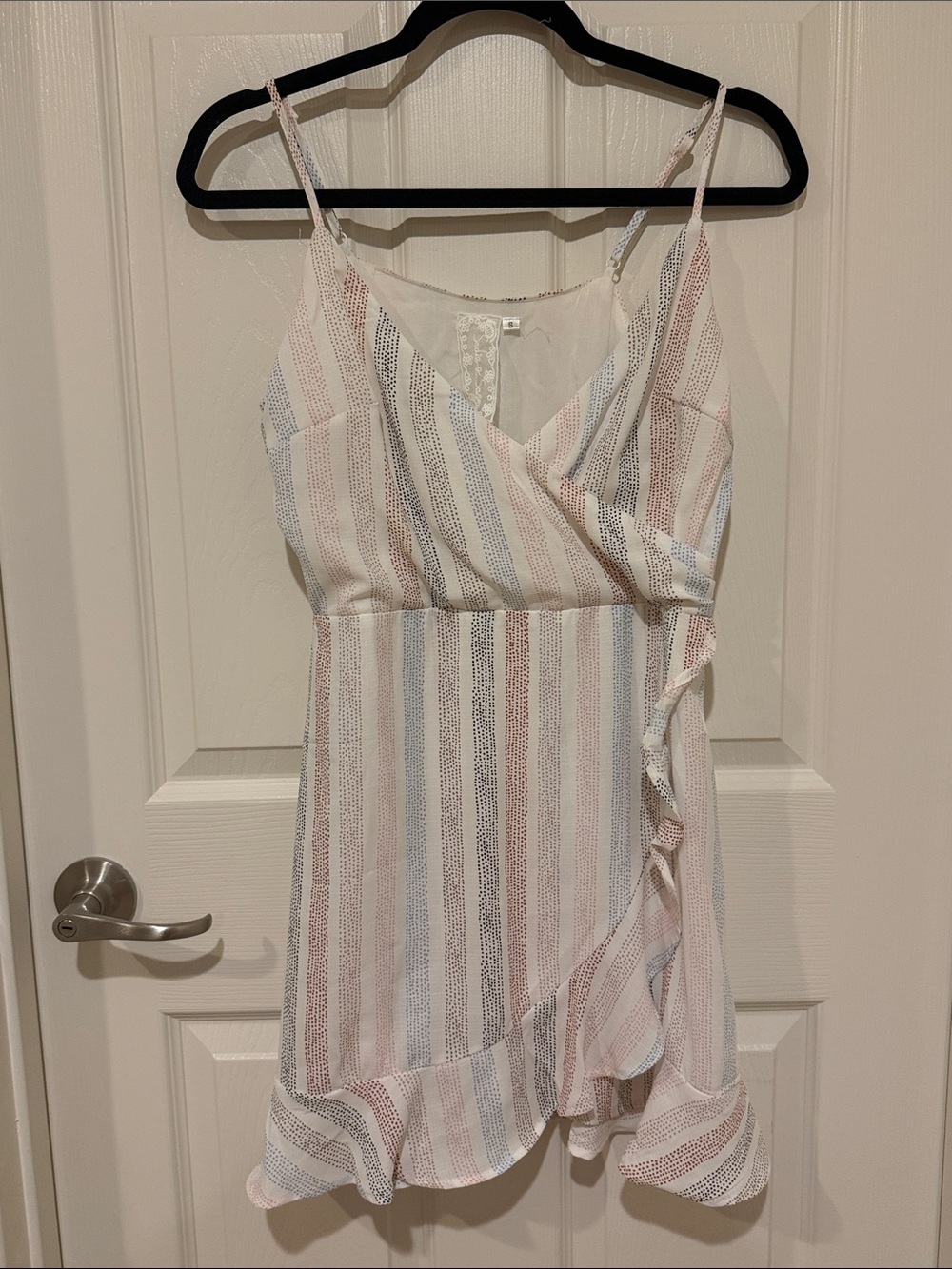 Sadie & Sage Multicolor Dot-Striped Dress